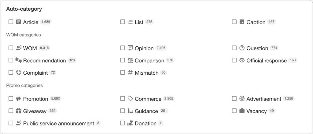 auto-categories