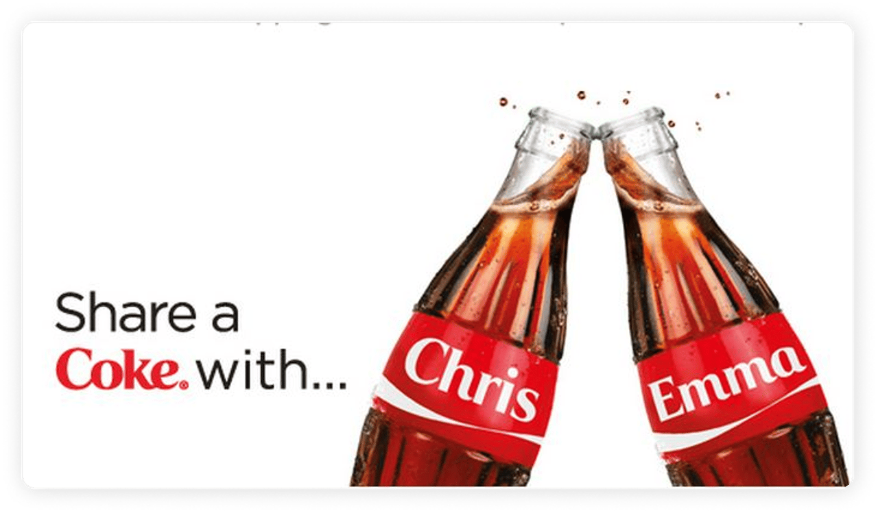 #ShareACoke by Coca-Cola