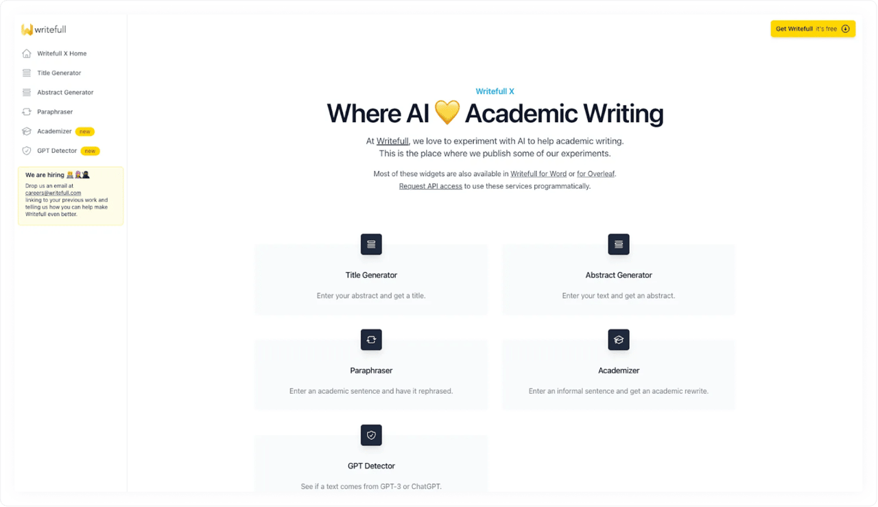 Writefull AI Detector