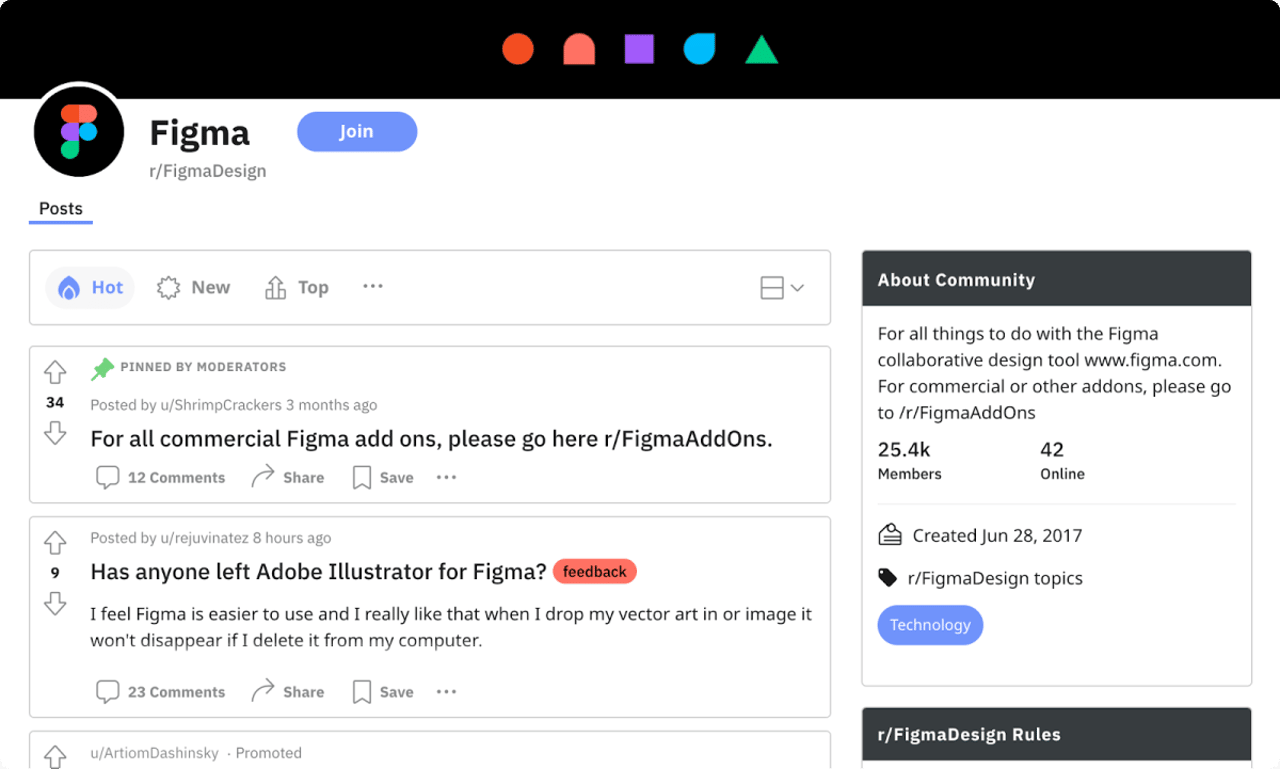 Figma on Reddit 