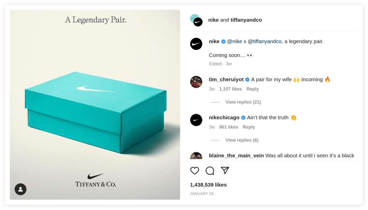 Nike x Tiffany