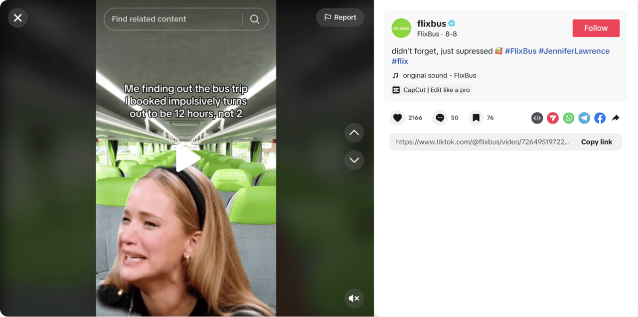 Flixbus uses customers' complaints as inspiration