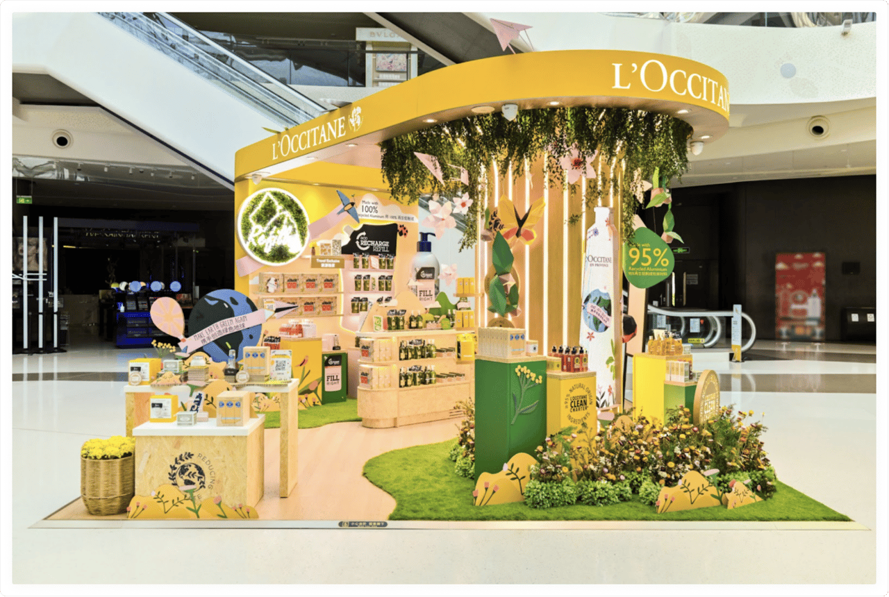 L’OCCITANE and CDFG team up for sustainable pop-up store