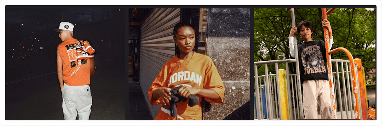 Nike collection in collaboration with Michael Jordan