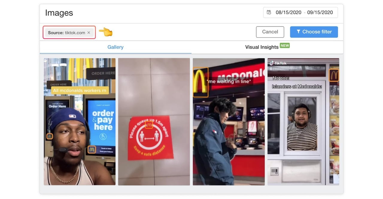 monitoring McDonald's on TikTok