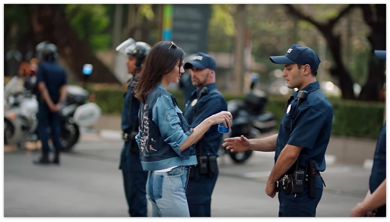 An image from a Pepsi ad posted on YouTube