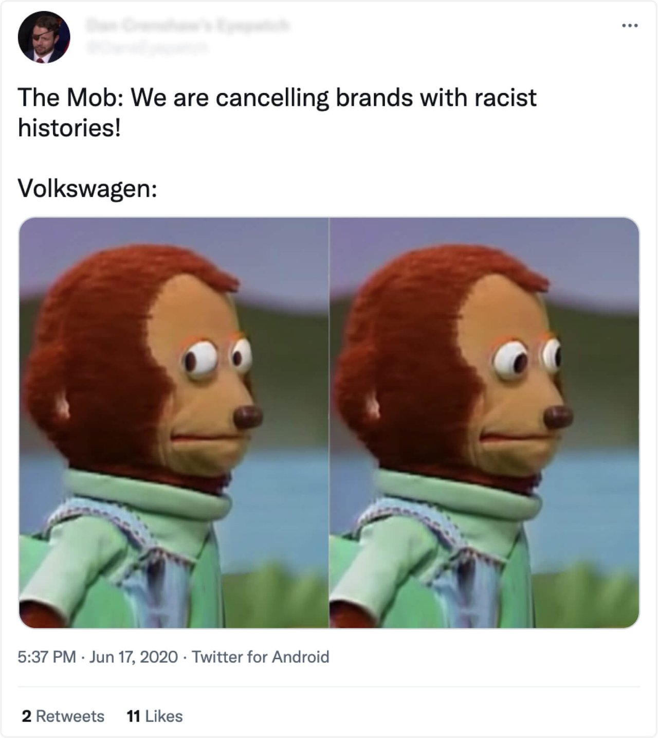 reaction to vw racist commercial