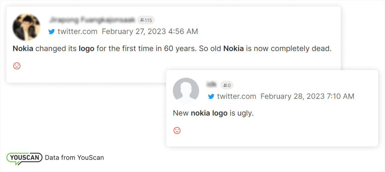 Нугативні згадування про нове лого Nokia