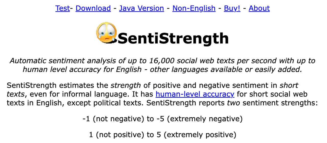 SentiStrength